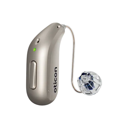 Oticon Reveal hearing aid in Chroma Beige