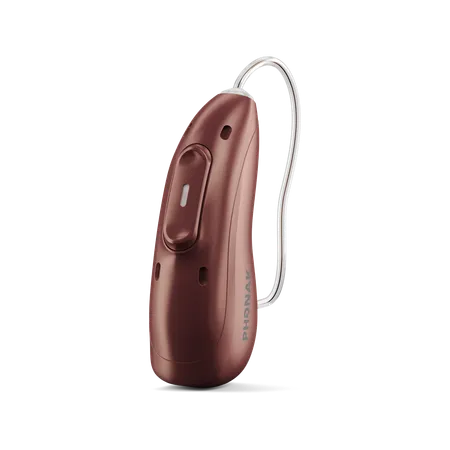 Phonak Audéo EON Sphere hearing aid in Sienna Red