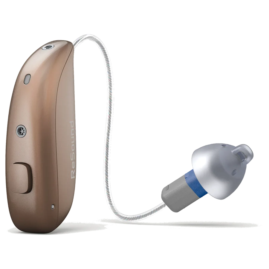 ReSound Sensia microRIE hearing aid in Bronze