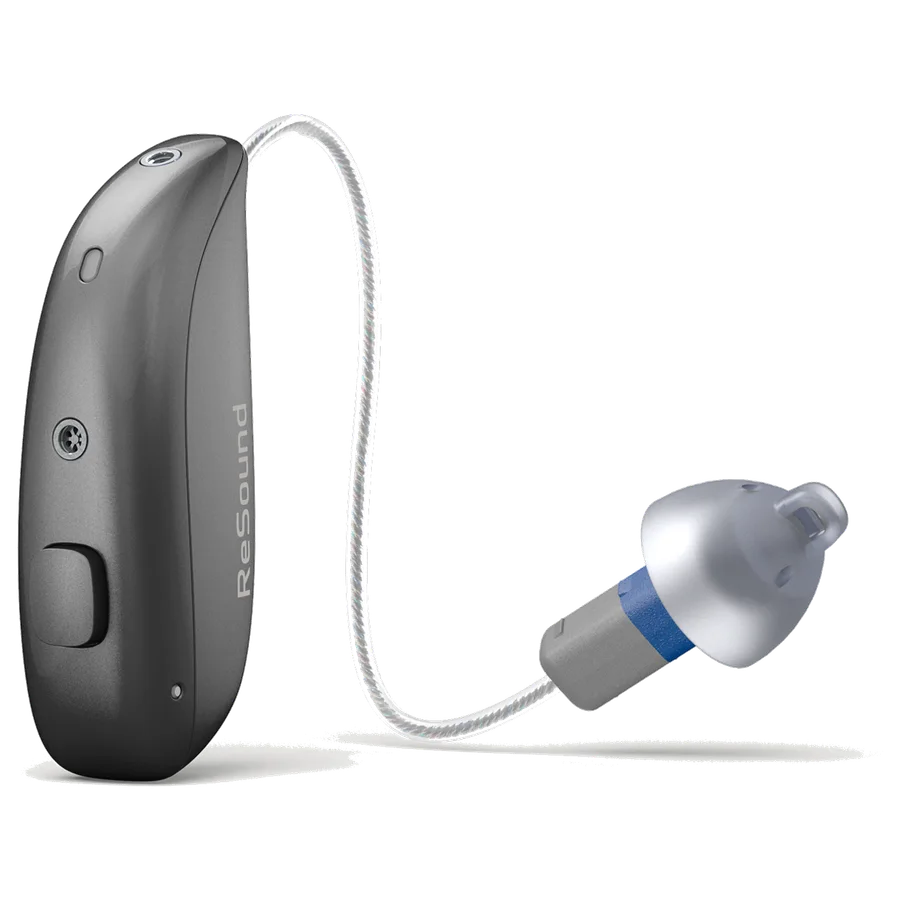 ReSound Sensia microRIE hearing aid in Graphite