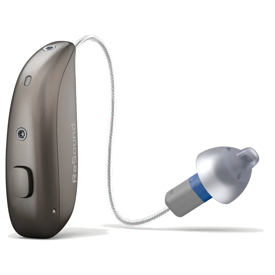 ReSound Sensia microRIE hearing aid in Warm Grey