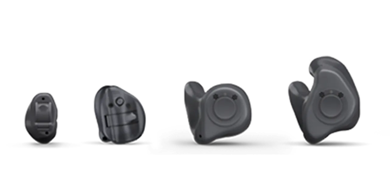 The ReSound Sensia custom-made styles