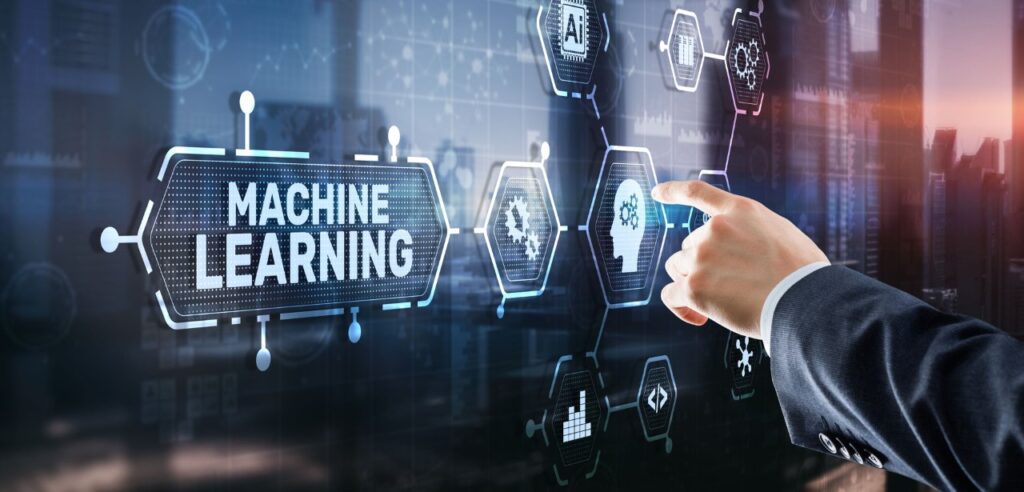 machine learning digital concept