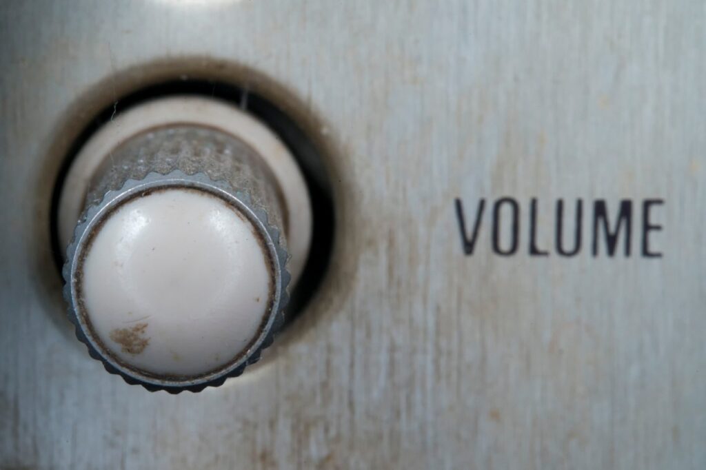 Vintage volume control knob
